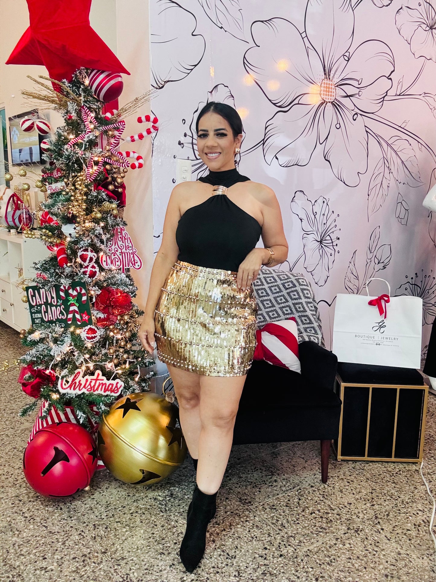 Falda Dorada