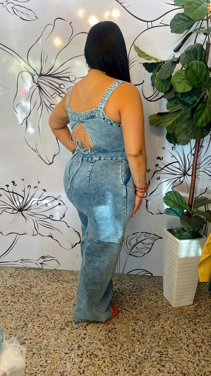 Denim stretch Jumpsuit (RESTOCK)