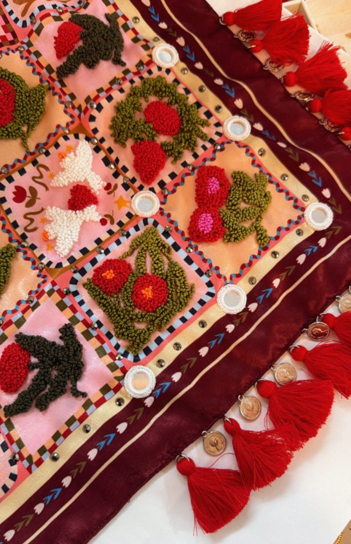 Cherry and Flower Panoleta|Bandana