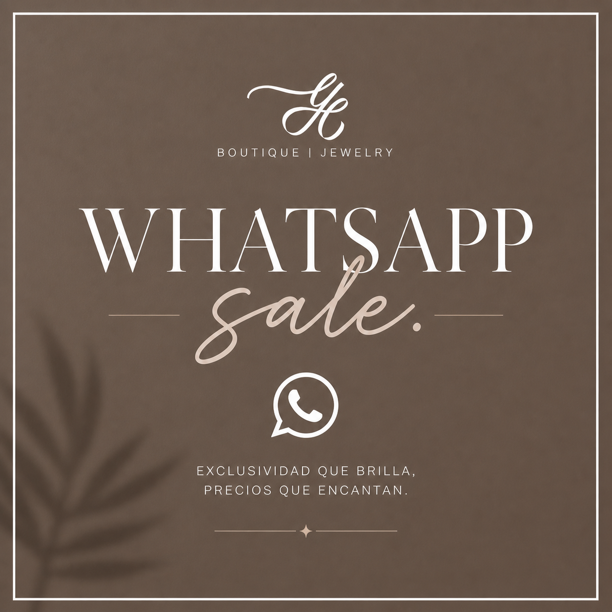 WHATSAPP SALE