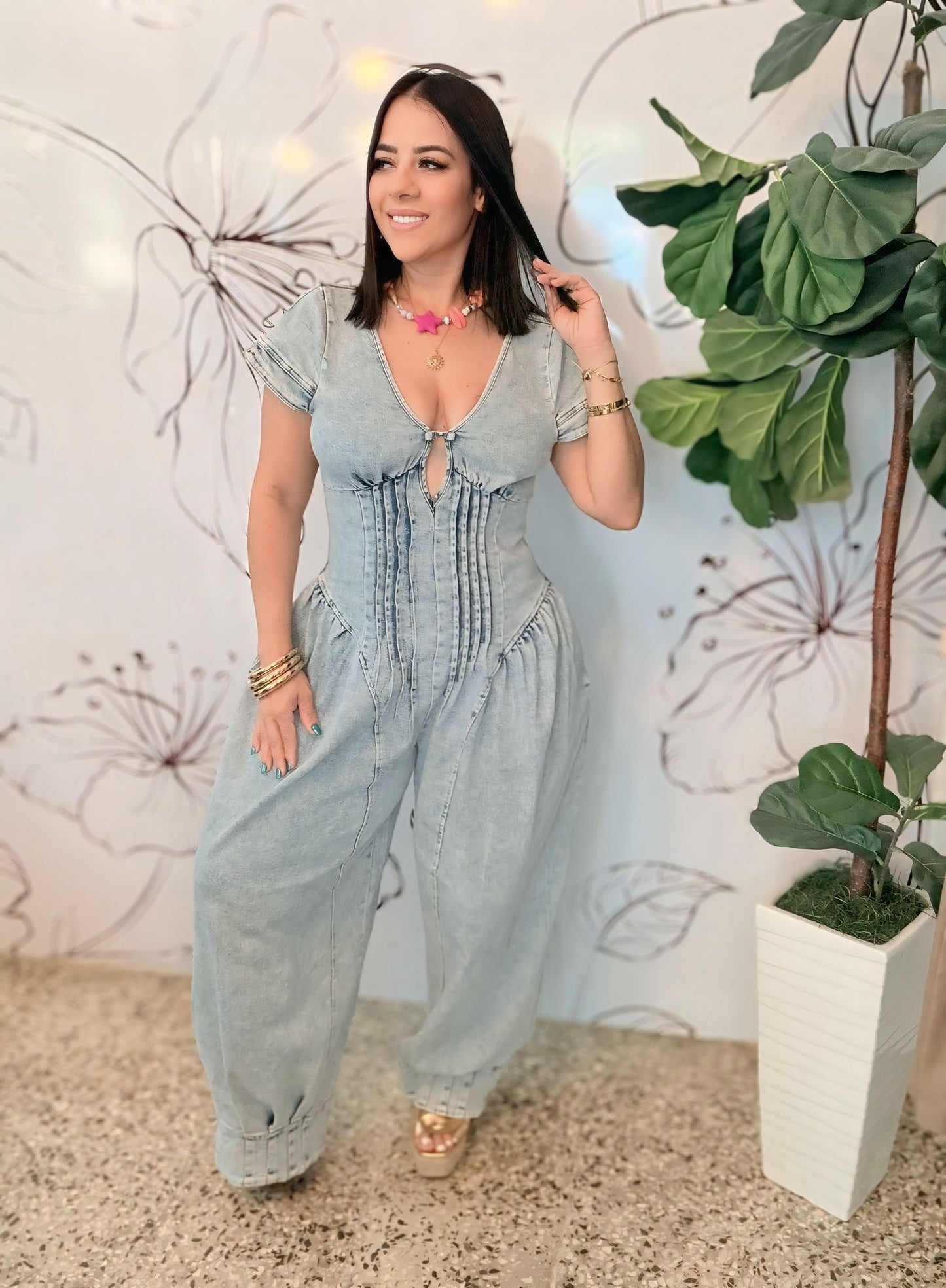Light blue denim