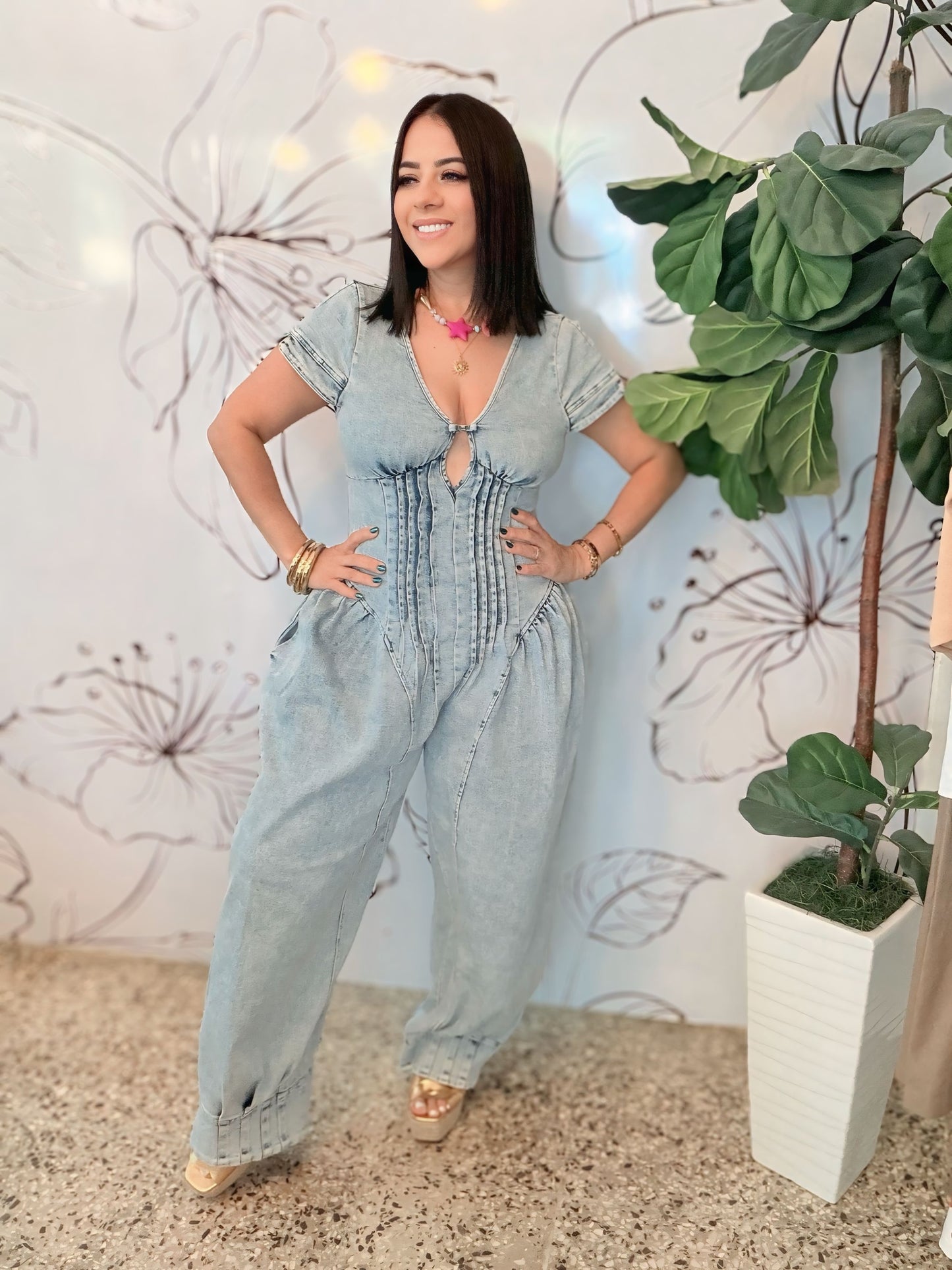 Light blue denim