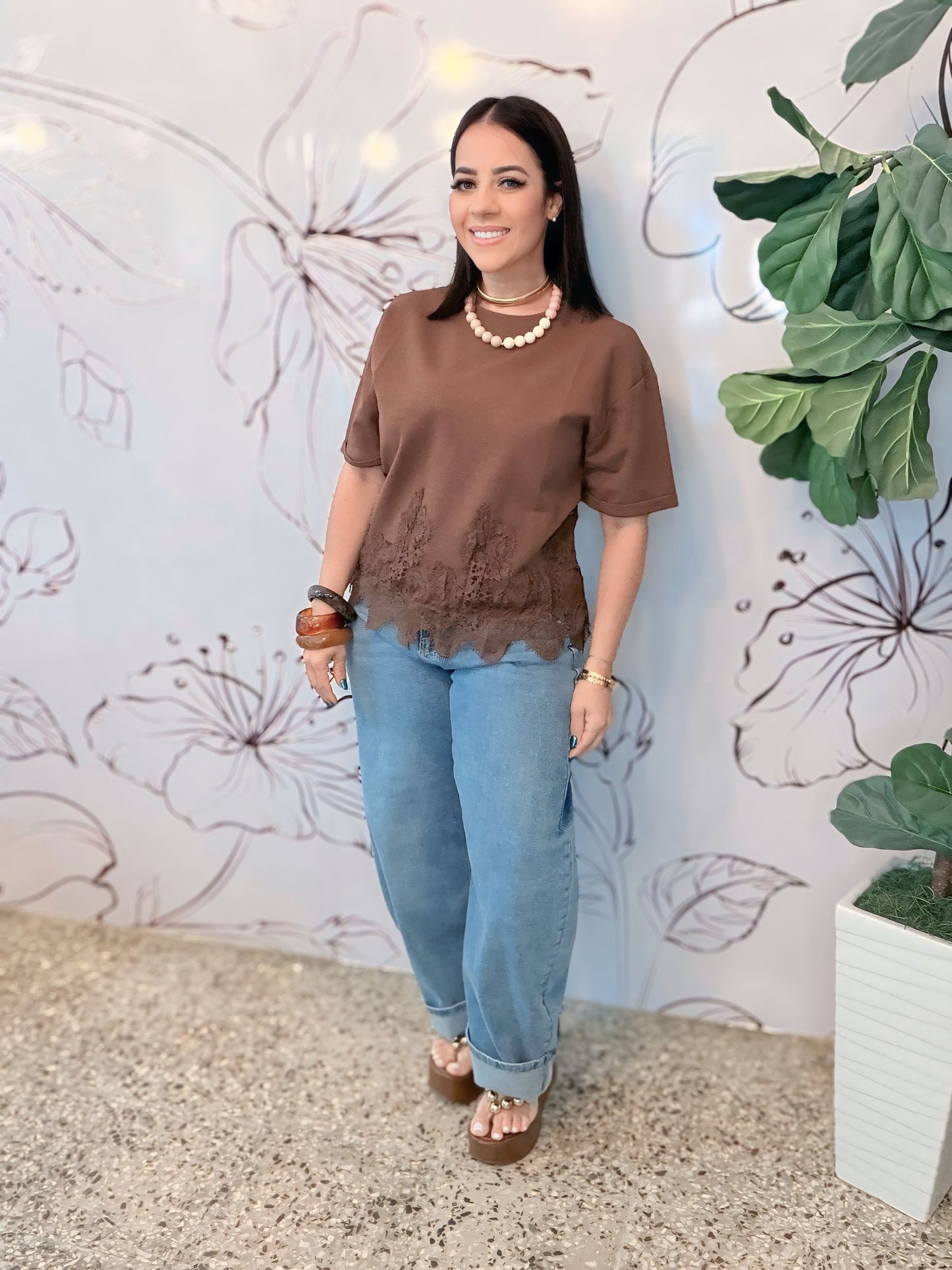 Brown top