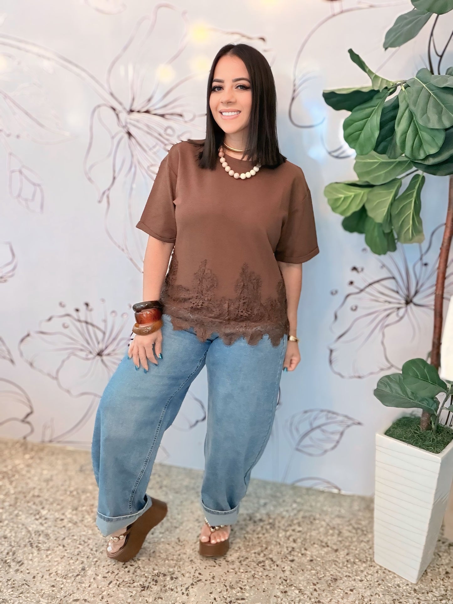 Brown top