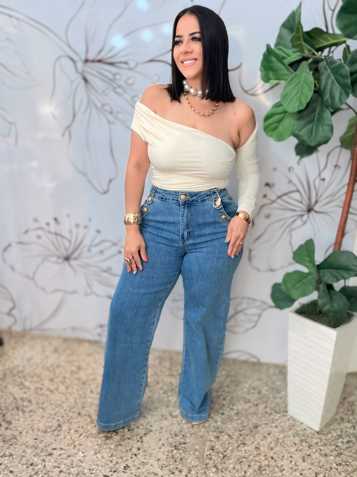 Botones Dorados Jeans