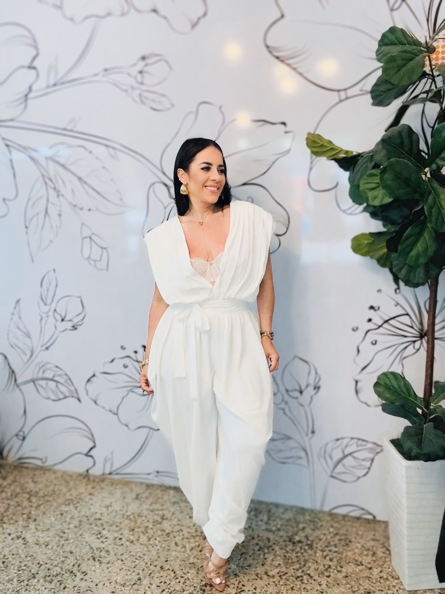 White Jumpsuit