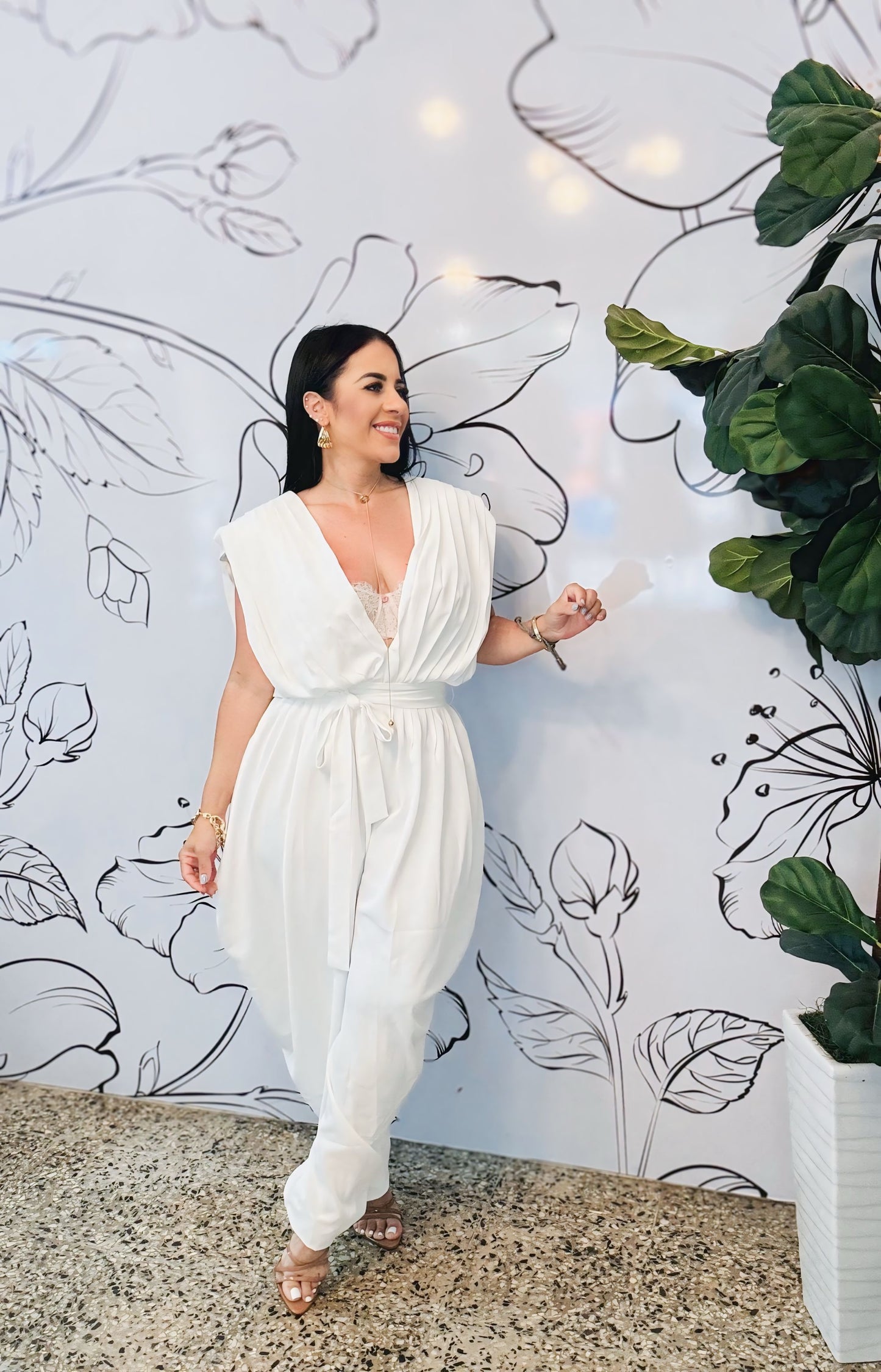 White Jumpsuit