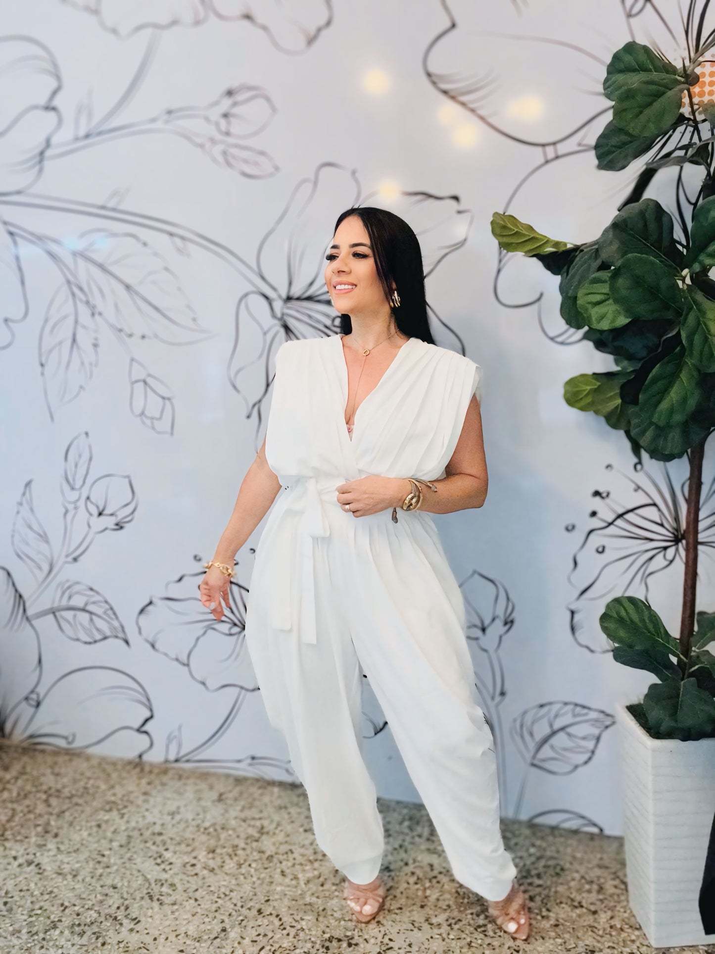 White Jumpsuit