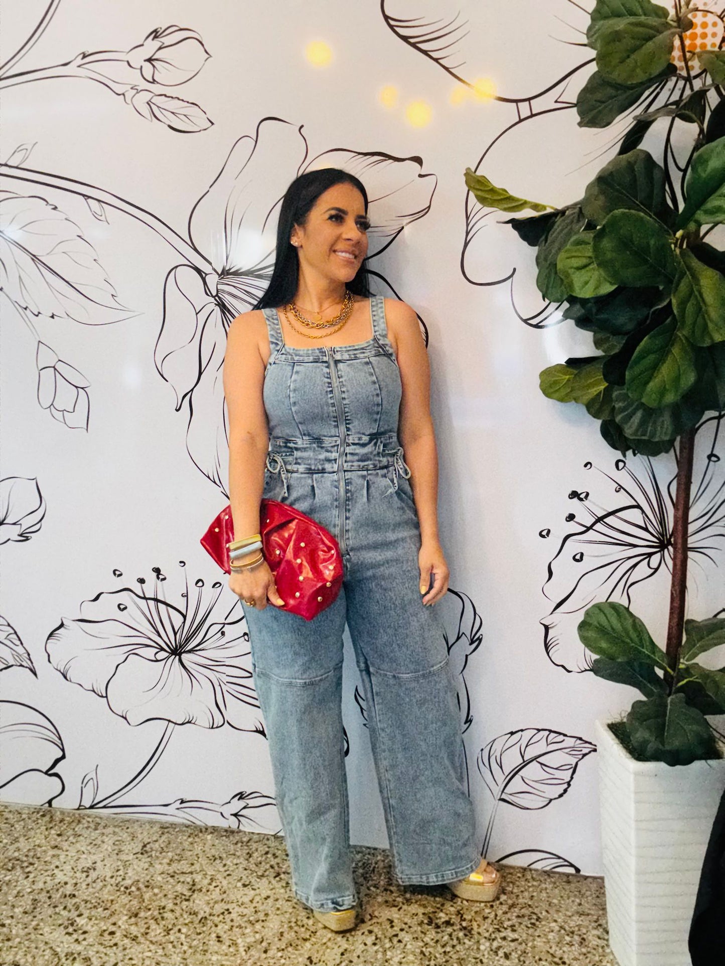 Denim stretch Jumpsuit (RESTOCK)