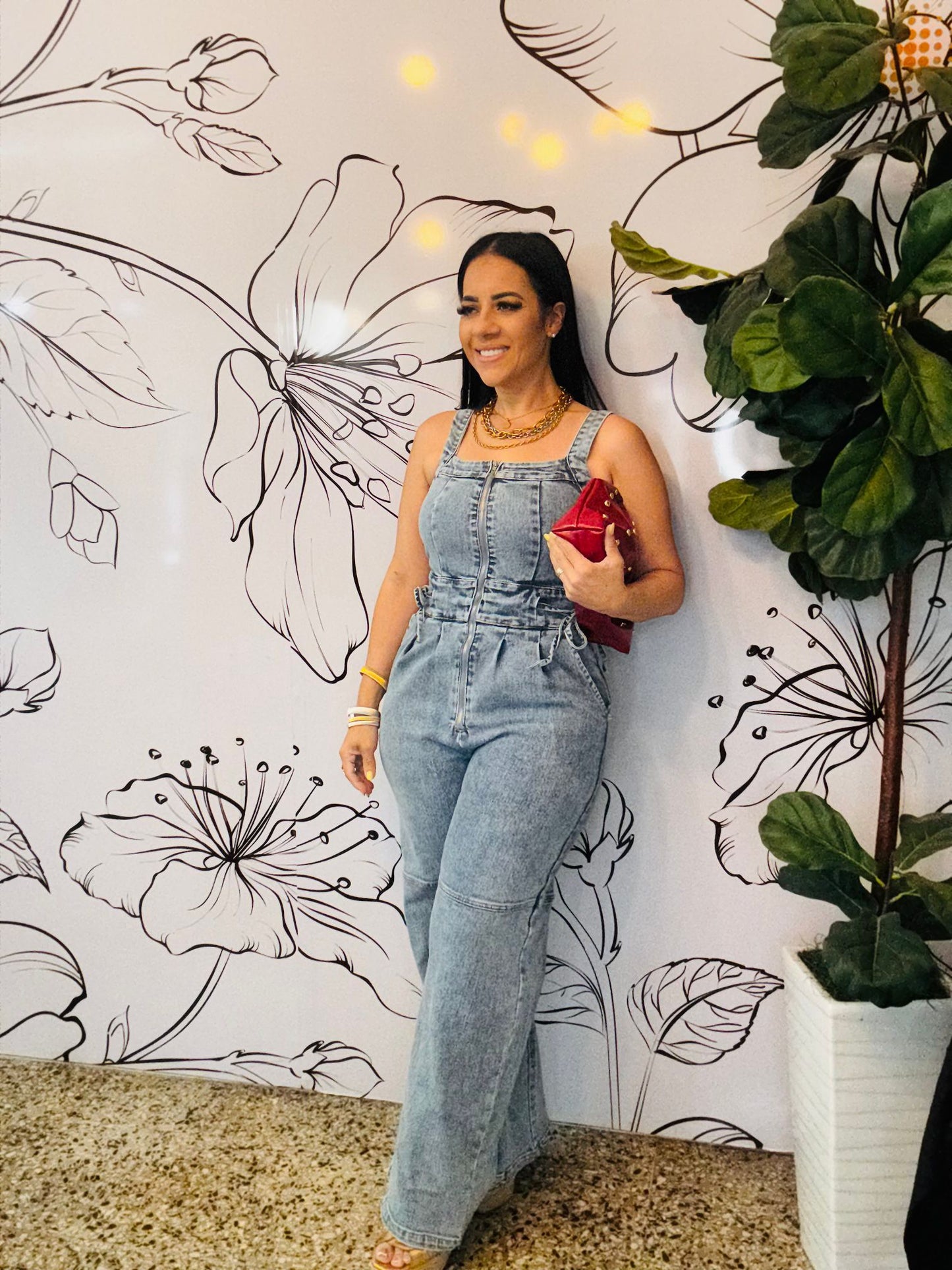 Denim stretch Jumpsuit (RESTOCK)