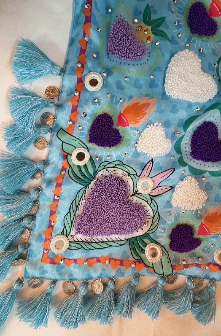 Blue Heart Pañoleta|Bandana