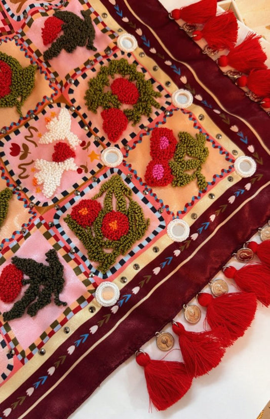 Cherry and Flower Panoleta|Bandana