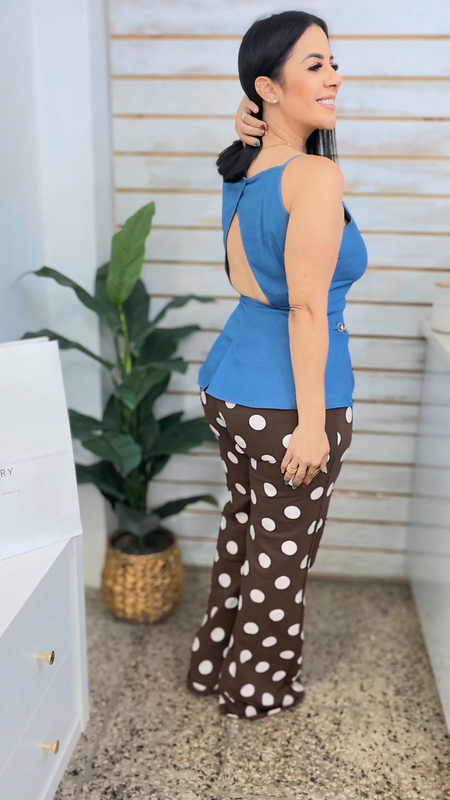 Open back top