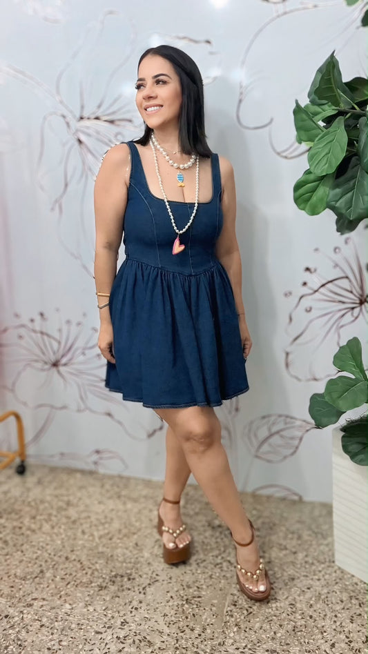Denim Mini Dress