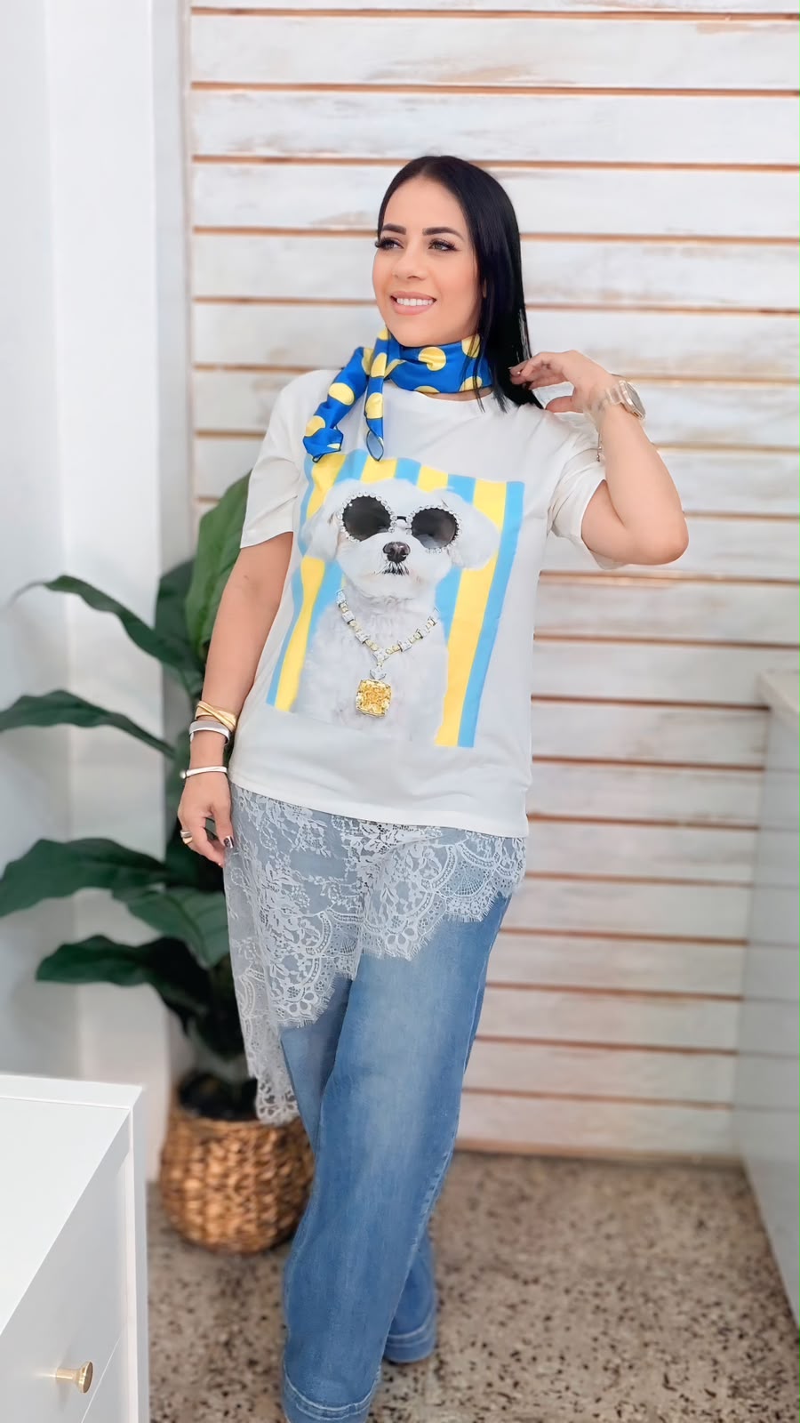 Maltes lace T-shirt