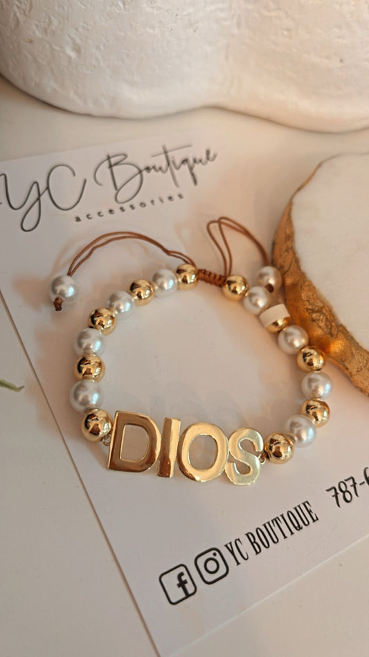 Pearl & Gold "Dios" Bracelet