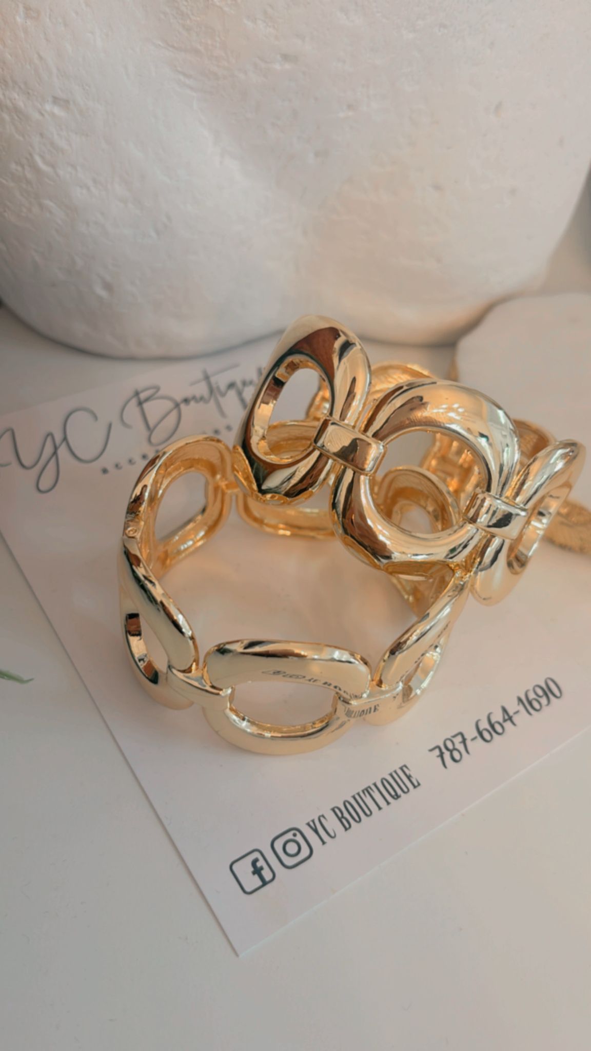 Gold Link Bracelet