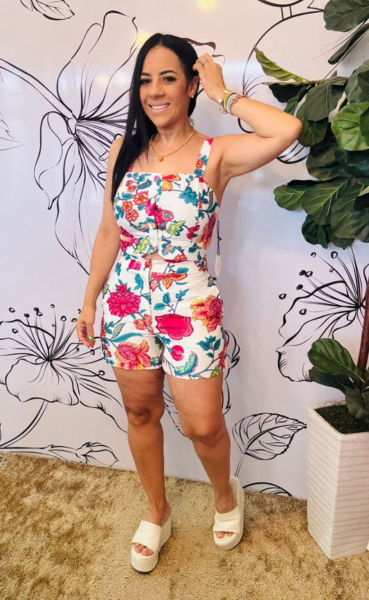 Floral set 2 pieces