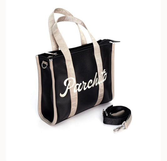 Parchita Bolso Mini Shopping Julia Negro