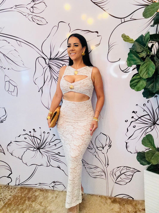 White Lace Dress