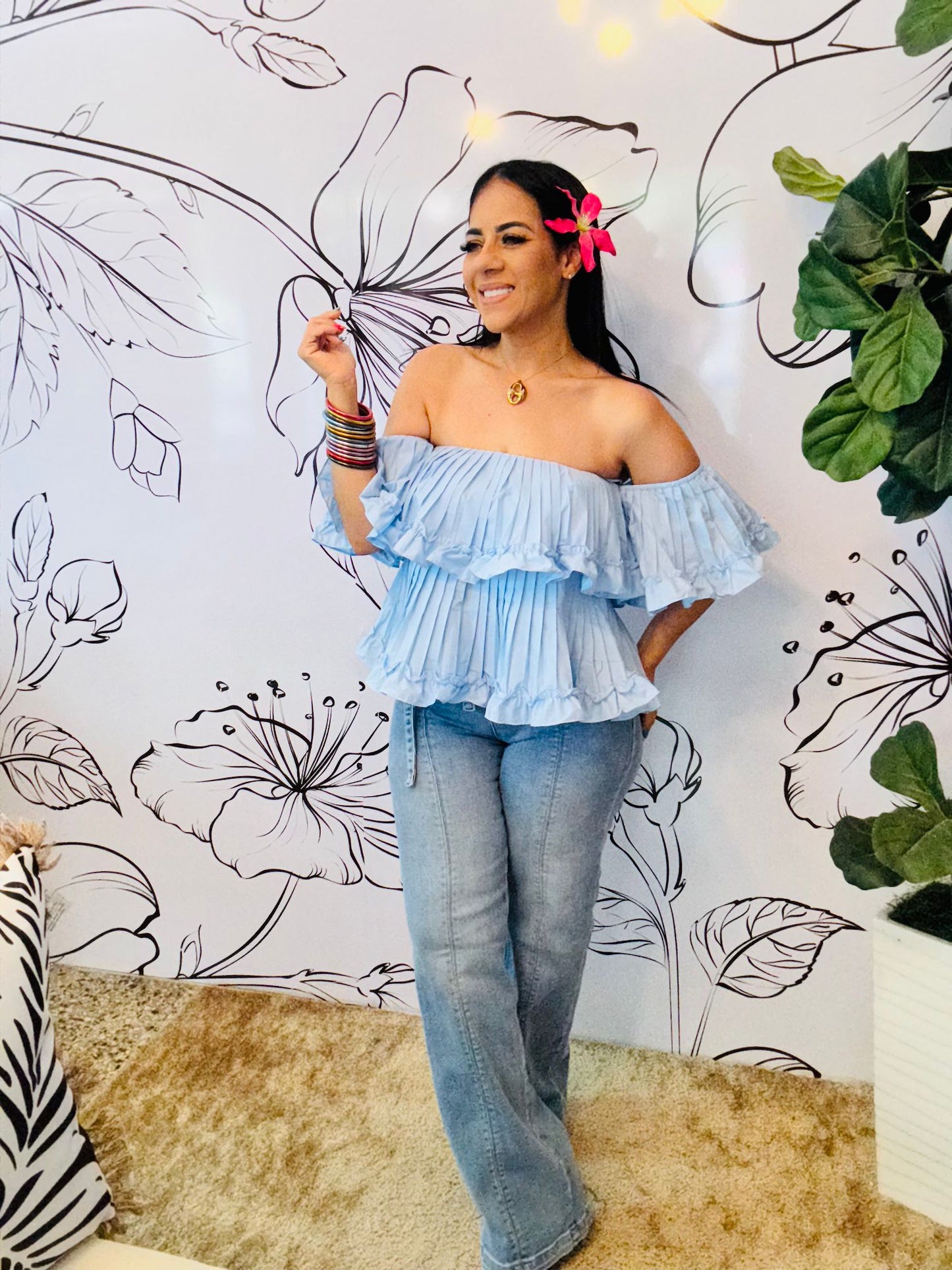 Baby Blue Top