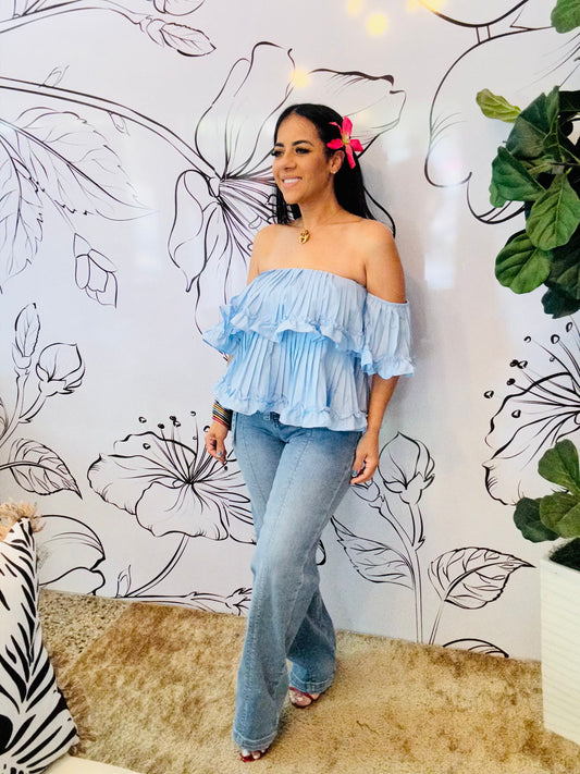 Baby Blue Top