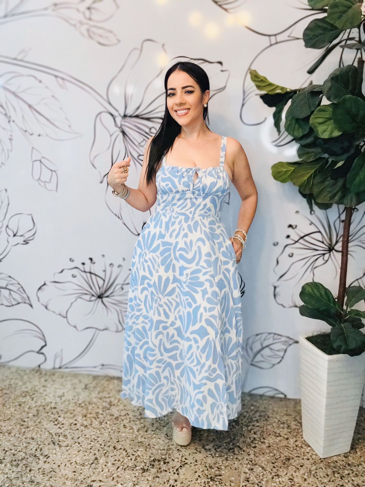 Blue Spring Dress