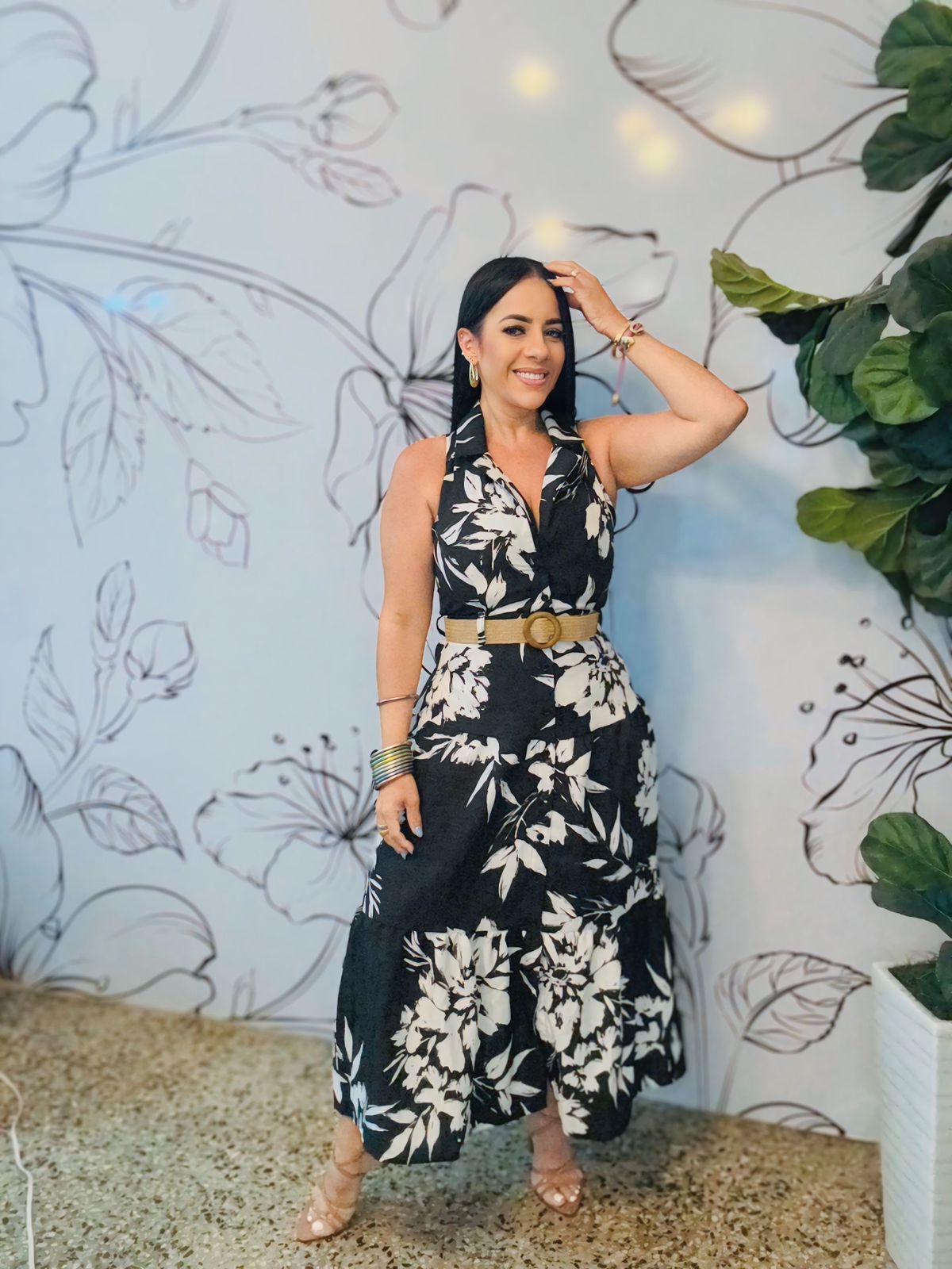 Black and White Dress