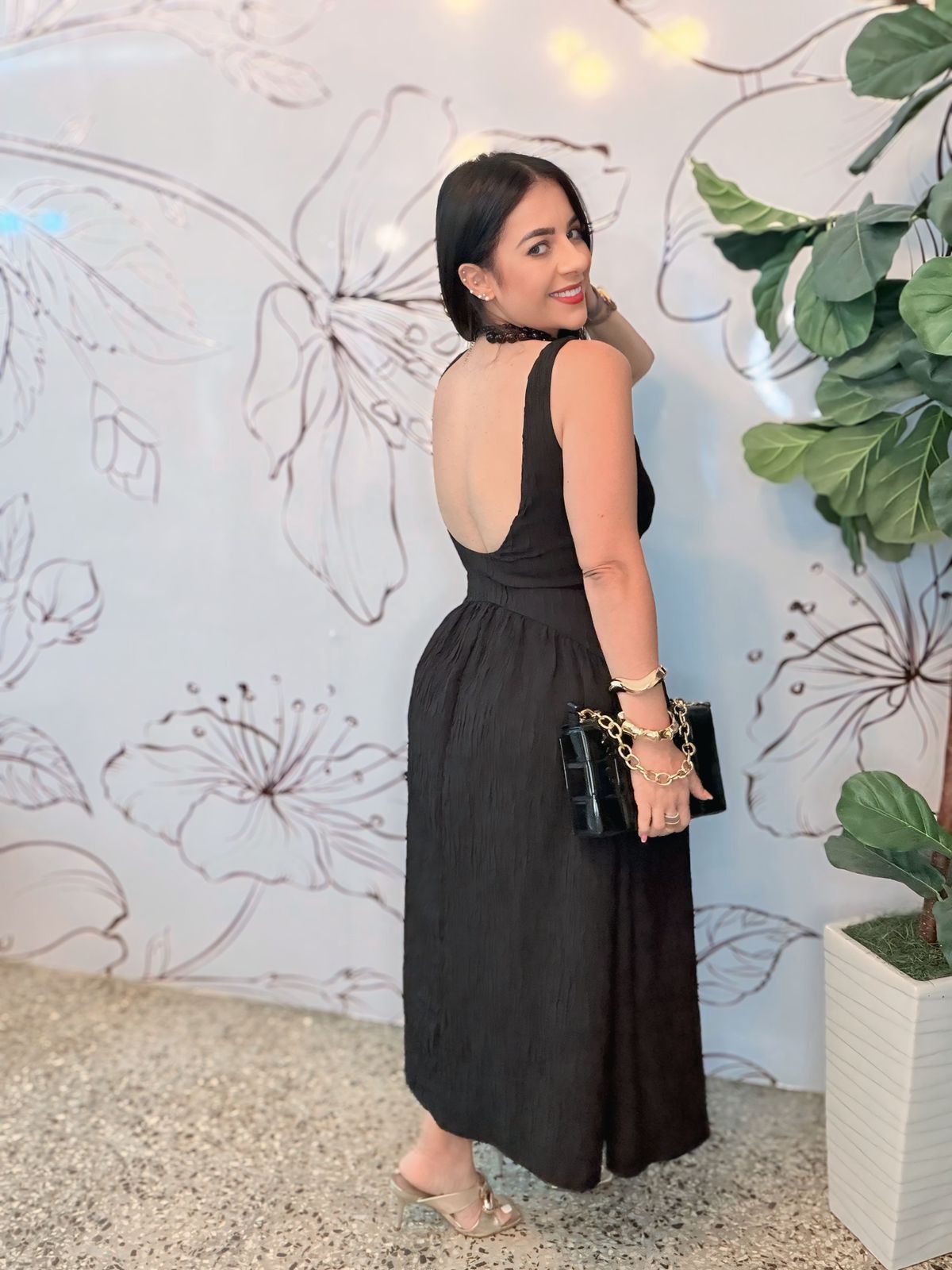 Black Mid Dress