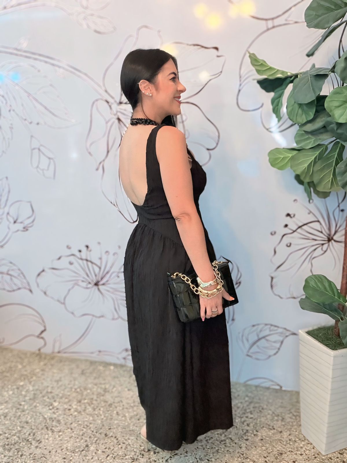 Black Mid Dress
