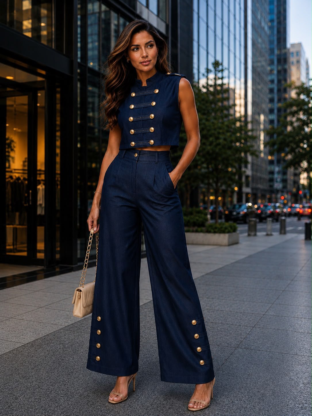 (Pre-order) Napoleón Denim Set